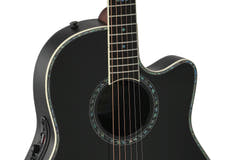 Ovation E-Acoustic Guitar Pro sarja Custom Balladeer Deep Contour - Black (2762BL-5-G)
