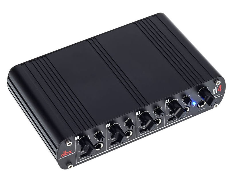 dbx DI4 4-kanavainen DI-box, linjasekoitin