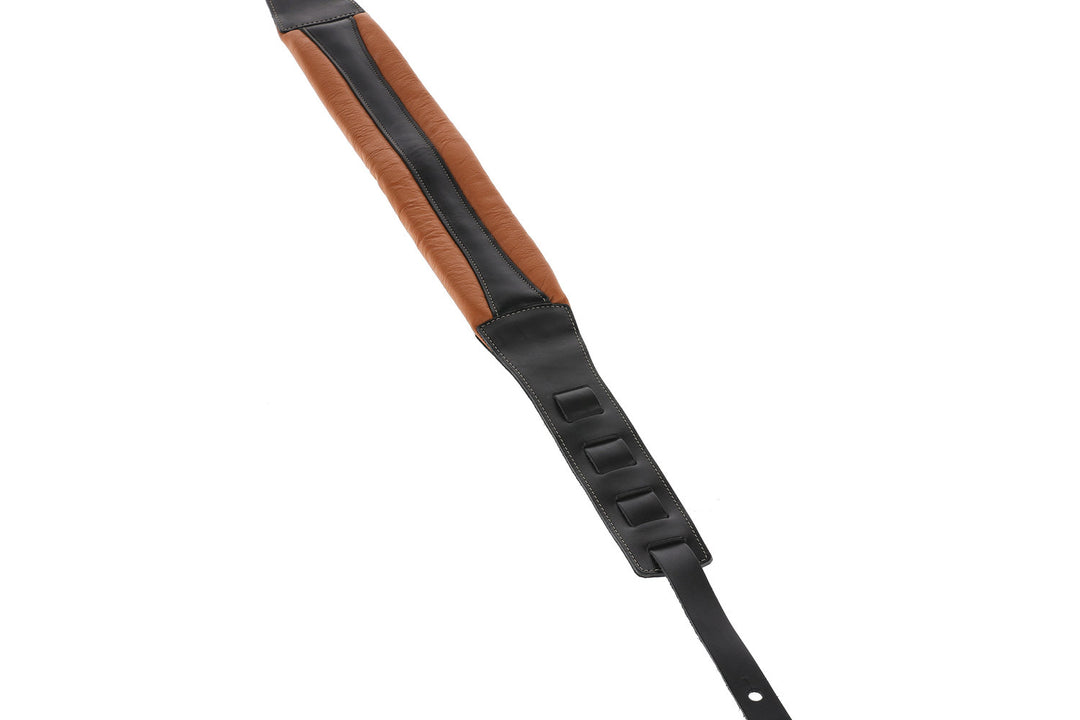 GEWA Kitarat-hihnat Prestige 85 pehmustettu Security Locks – kuivahiekka/black