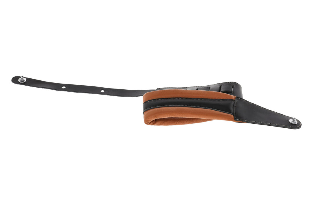 GEWA Kitarat-hihnat Prestige 85 pehmustettu Security Locks – kuivahiekka/black
