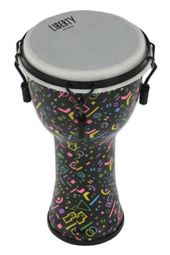GEWA Djembe Liberty Series Mekaanisesti viritetty - 8" Crazy Neon