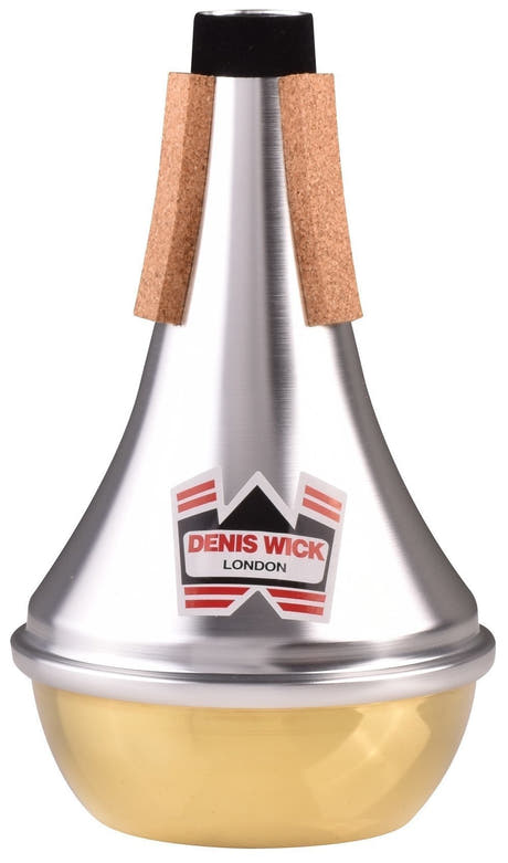 Denis Wick 5504B straight -trumpetin sordiino, pohja messinkiä