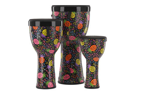 GEWA Liberty series Nestable djembe-setti 8", 10" ja 12", Pineapple