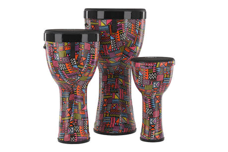 GEWA Liberty Series Nestable -djembe-setti 8", 10" ja 12", Abstract