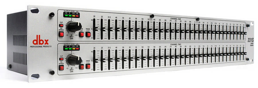 dbx 231S 2x 31-kaistainen graafinen taajuuskorjain (Graphic Equaliser)