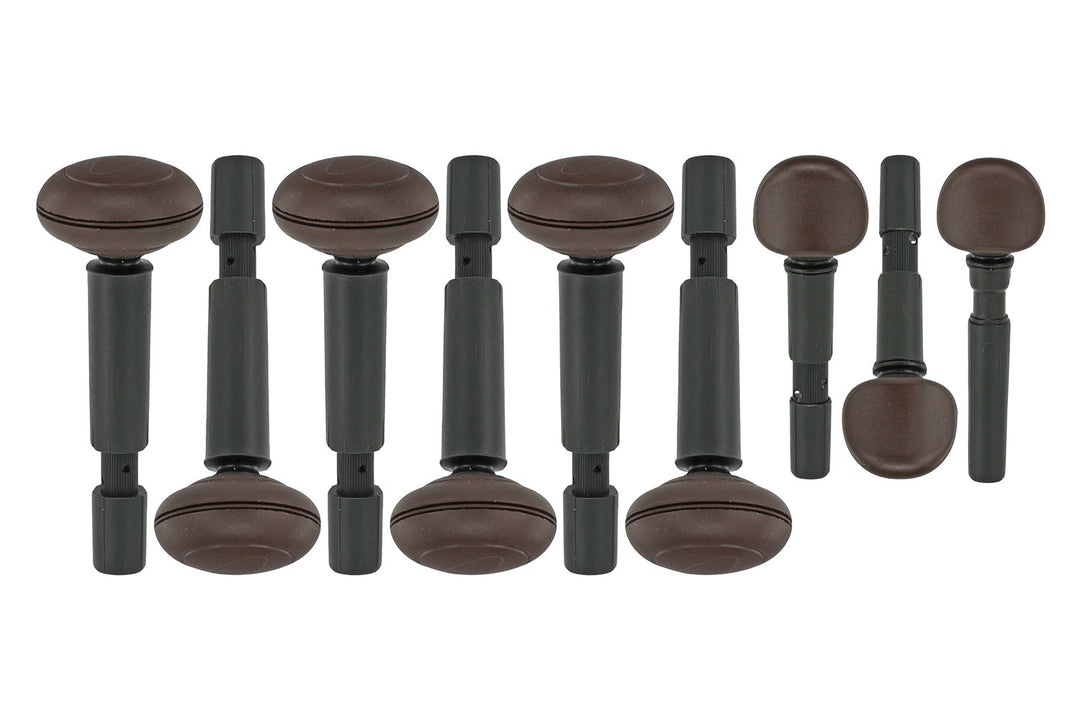Wittner virityskoneistot Fine tuning pegs for Tar - black/brown (270-AZ-TAR-09-BR)