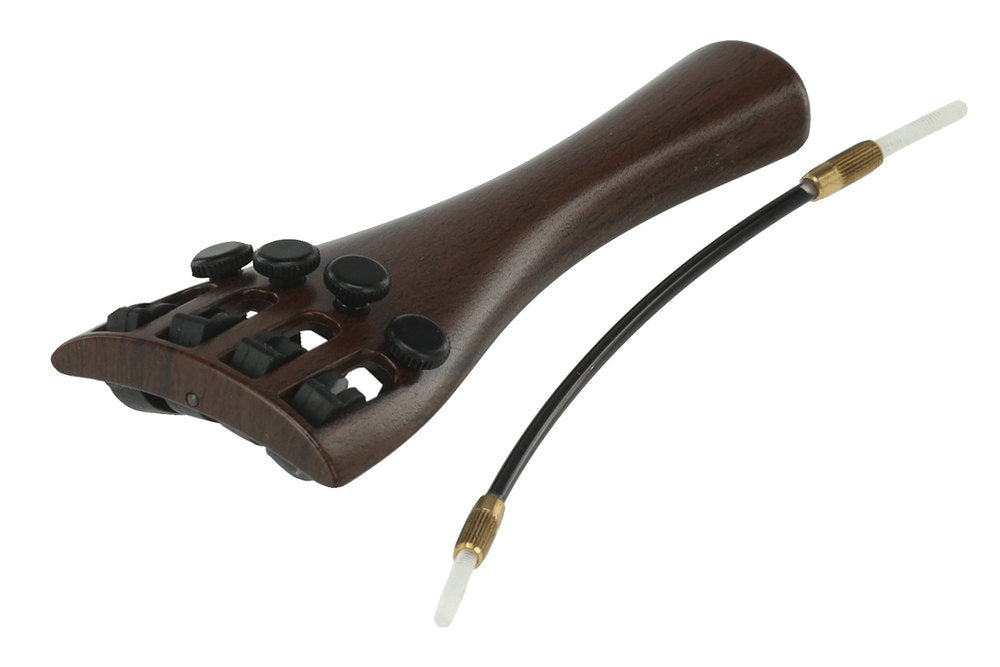 Wittner strengeholder til violin 1/2, 4 finstemmere, palisanderfarve