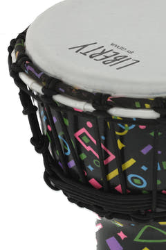 GEWA Djembe Liberty Series Rope Tuned - 7" Crazy Neon