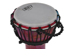GEWA Djembé Liberty Series -sarjan köysiviritteinen - 7" batiikki