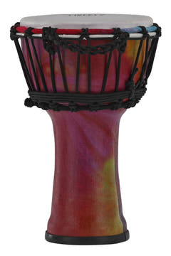 GEWA Djembé Liberty Series -sarjan köysiviritteinen - 7" batiikki