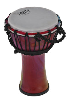 GEWA Djembé Liberty Series -sarjan köysiviritteinen - 7" batiikki