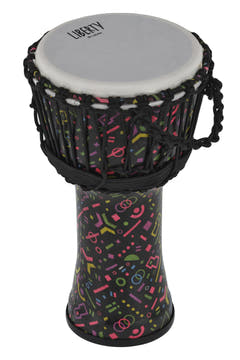 GEWA Djembe Liberty Series Rope Tuned - 8" Crazy Neon