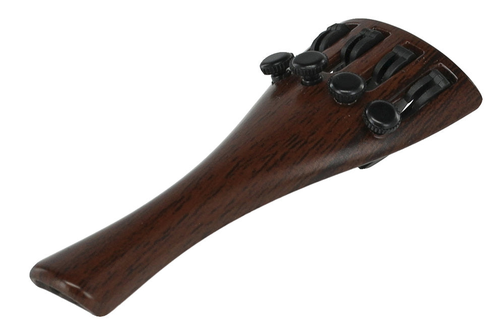 Wittner strengeholder til violin 1/8, 4 finstemmere, palisanderfarve