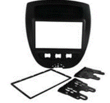 21CT23CT03 2-DIN-kehys Citroenille ja Peugeotille