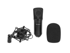 OMNITRONIC Set MIC CM-78MK2 suurikalvoinen kondensaattorimikrofoni + AS-04-pöytämikrofonin vaimennusjärjestelmä