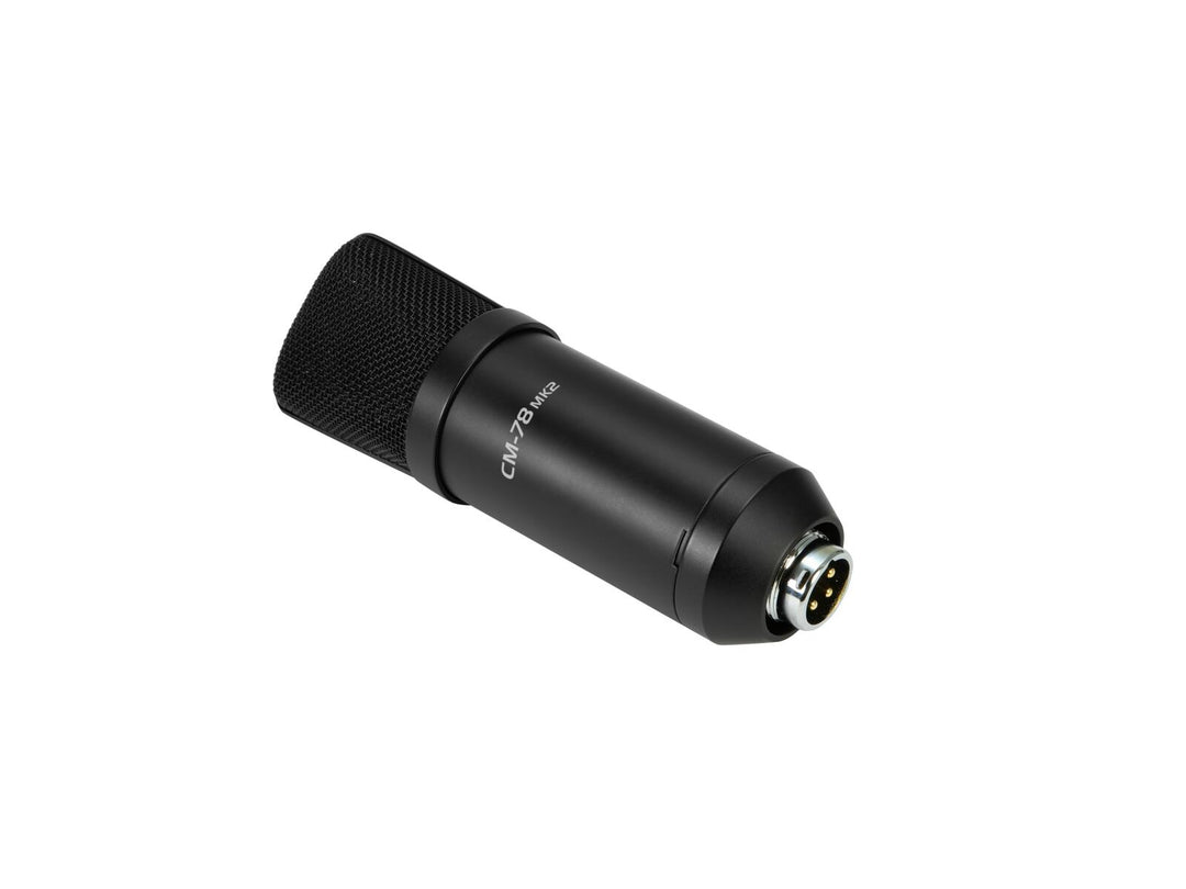 OMNITRONIC MIC CM-78MK2 suuri kalvokondensaattorimikrofoni