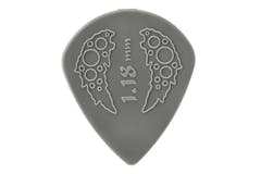 Ovation Diamond Grip Sharp Tip -plektrat 1,18 mm, sky gray, 7 kpl