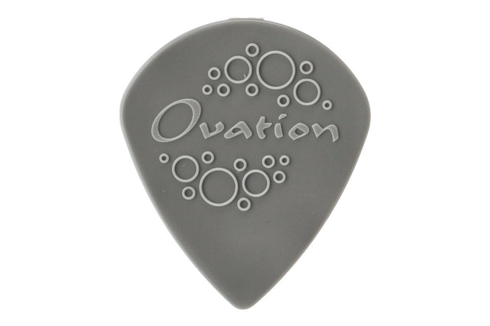 Ovation Diamond Grip Sharp Tip -plektrat 1,18 mm, sky gray, 7 kpl