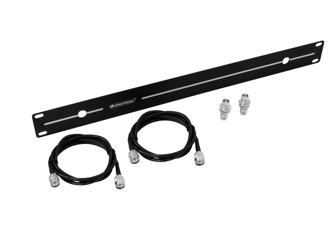 OMNITRONIC TNC-Set Räkkiin asennus