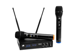 OMNITRONIC UHF E-FLEX 2, langaton mikrofonijärjestelmä 823-832/863-865 MHz