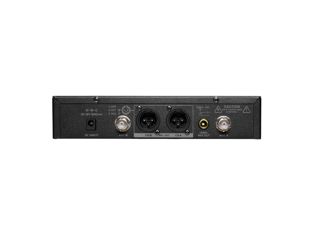 OMNITRONIC UHF E-FLEX 2, langaton mikrofonijärjestelmä 823-832/863-865 MHz
