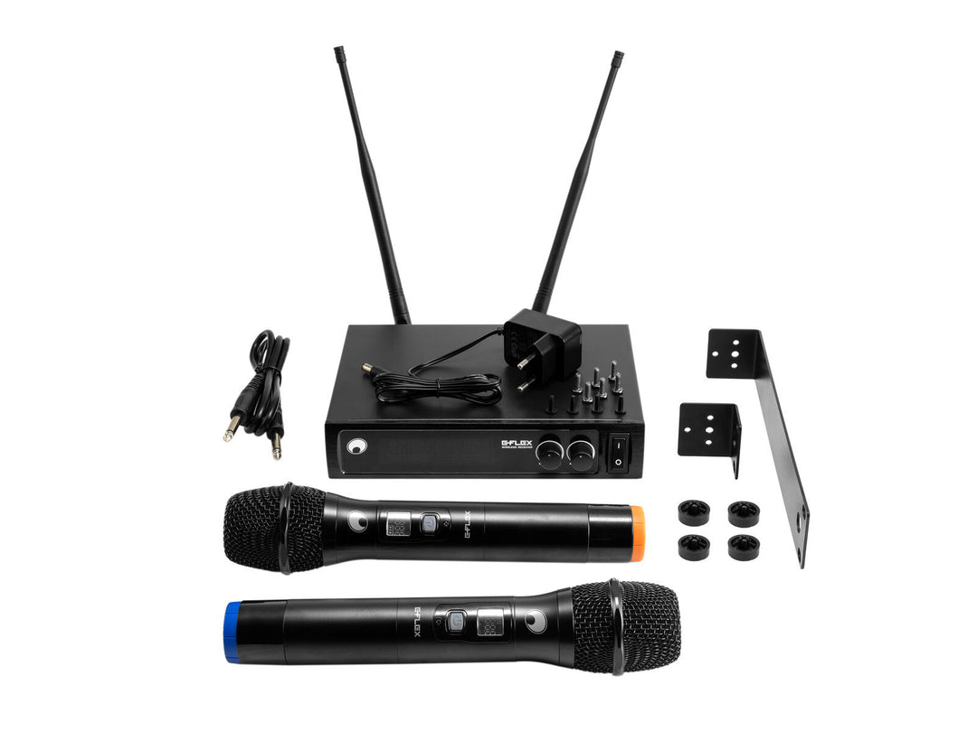 OMNITRONIC UHF E-FLEX 2, langaton mikrofonijärjestelmä 559-575 MHz