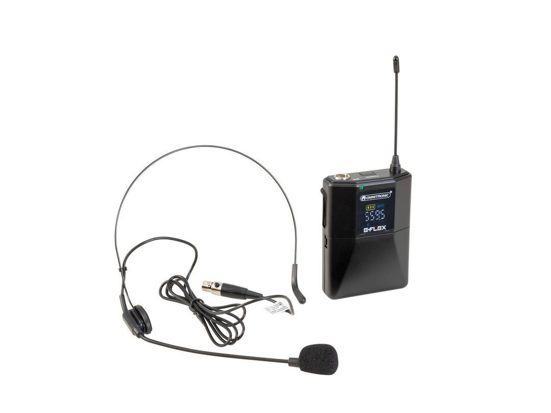 OMNITRONIC UHF E-FLEX vartalolähetin 559-575 MHz