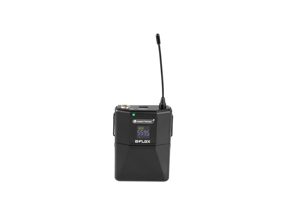 OMNITRONIC UHF E-FLEX vartalolähetin 559-575 MHz
