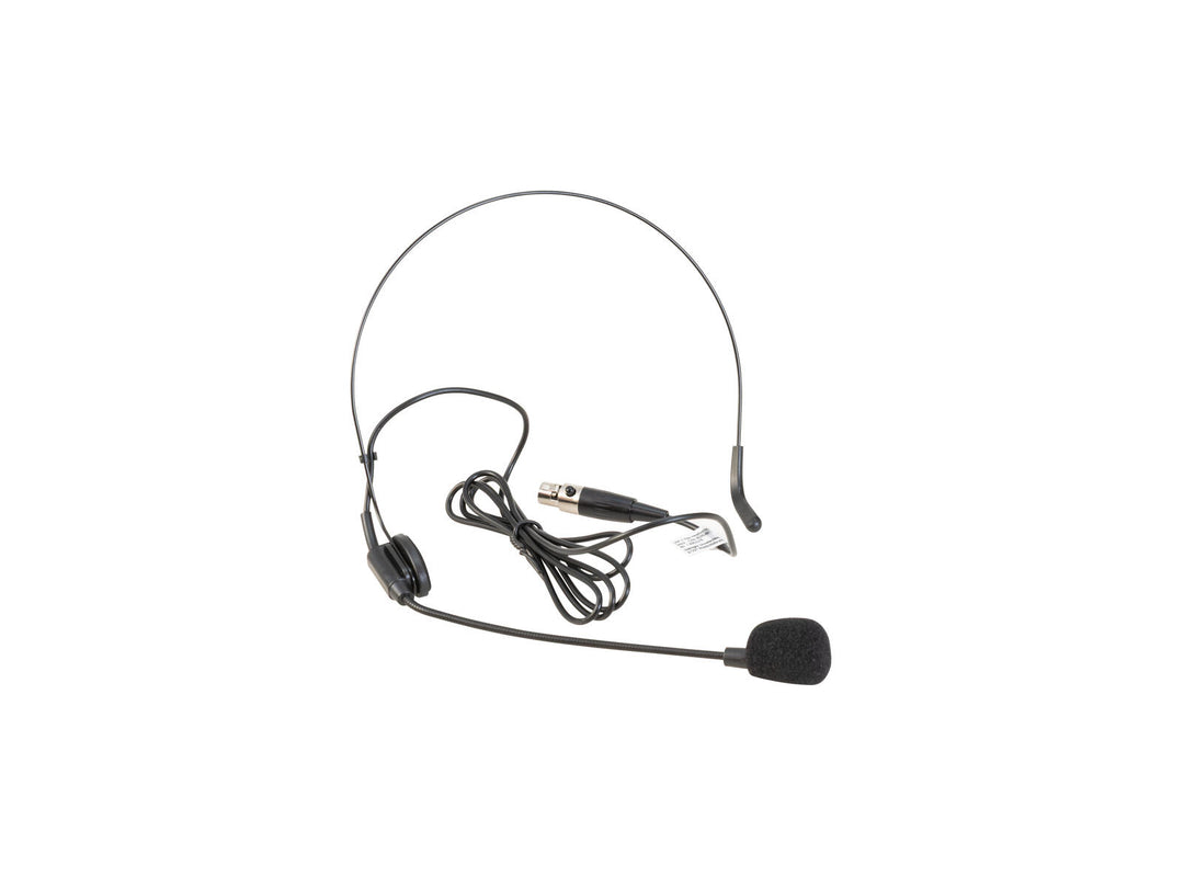 OMNITRONIC UHF E-FLEX Headset Microphone musta