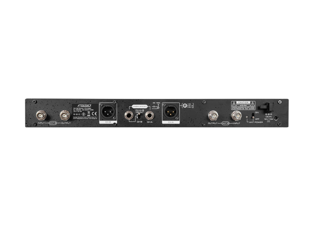 PSSO PXS TWO 2-kanavainen True Diversity -vastaanotin 470-510 MHz