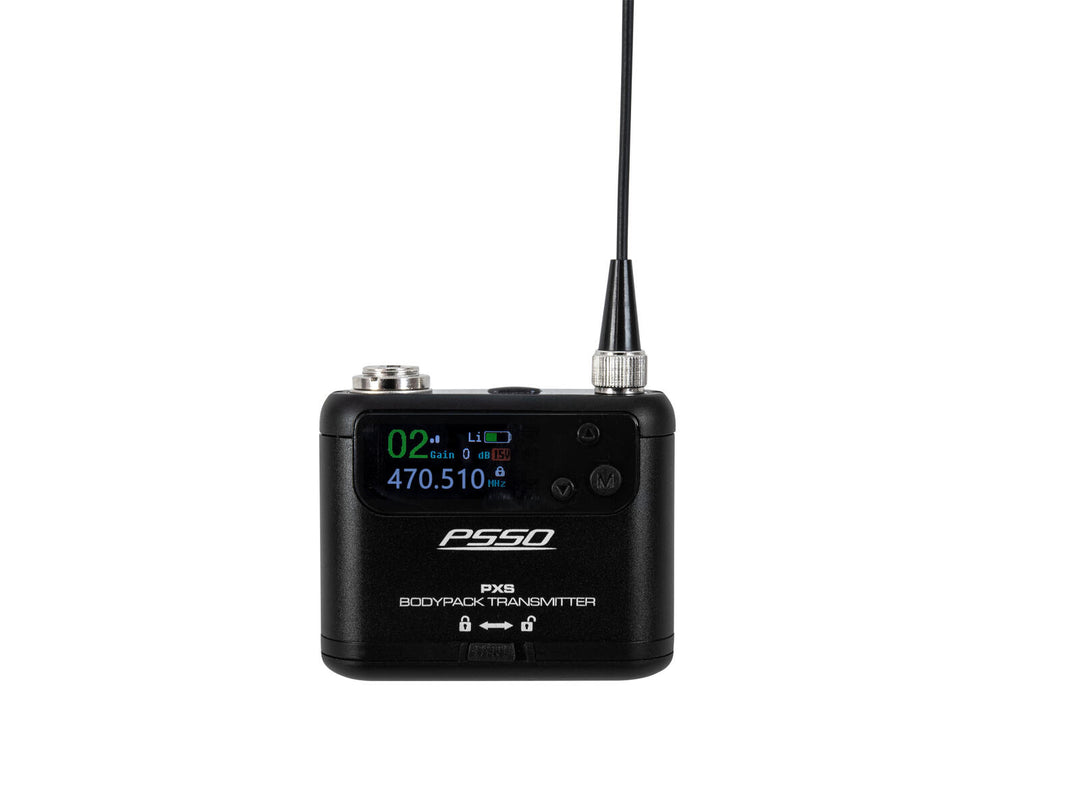 PSSO PXS mini lähetin 470-510 MHz