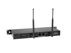 OMNITRONIC UHF-602 2-kanavainen langaton mikrofonijärjestelmä 520-554 MHz