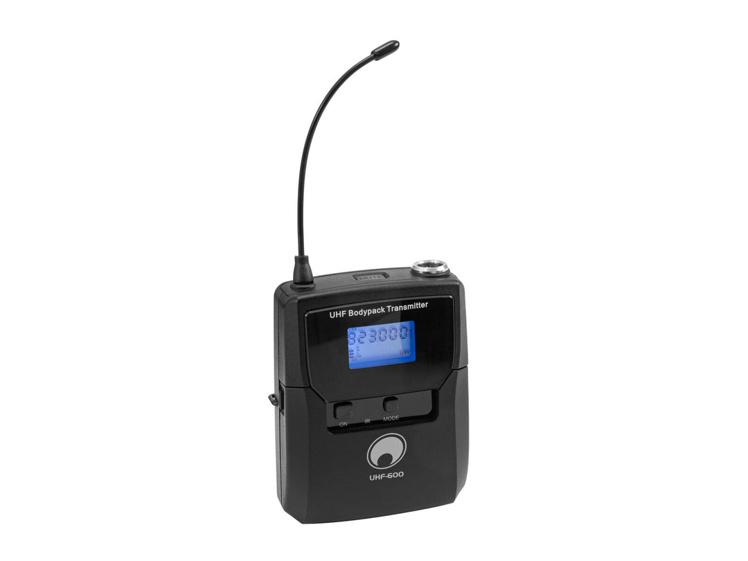 OMNITRONIC UHF-600 Lähettörasia 823-832/863-865 MHz