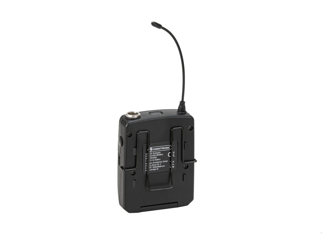 OMNITRONIC UHF-600 Lähettörasia 823-832/863-865 MHz