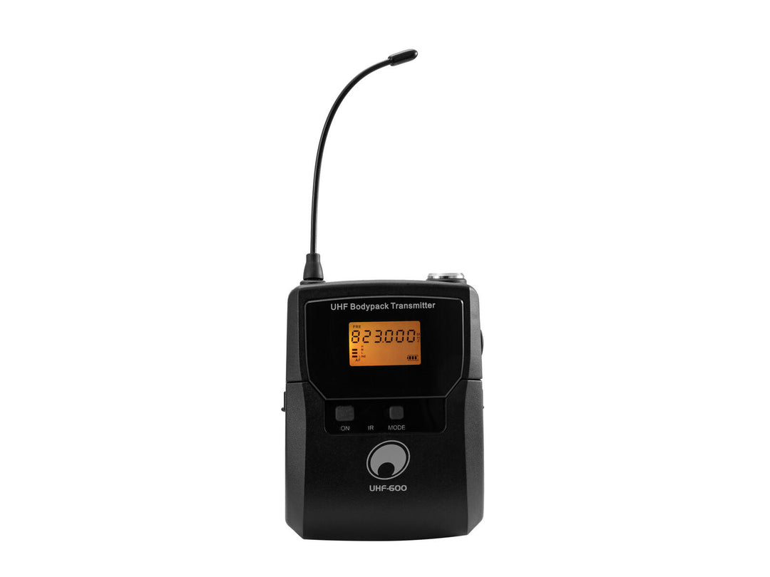 OMNITRONIC UHF-600 Lähettipaketti 520-554 MHz