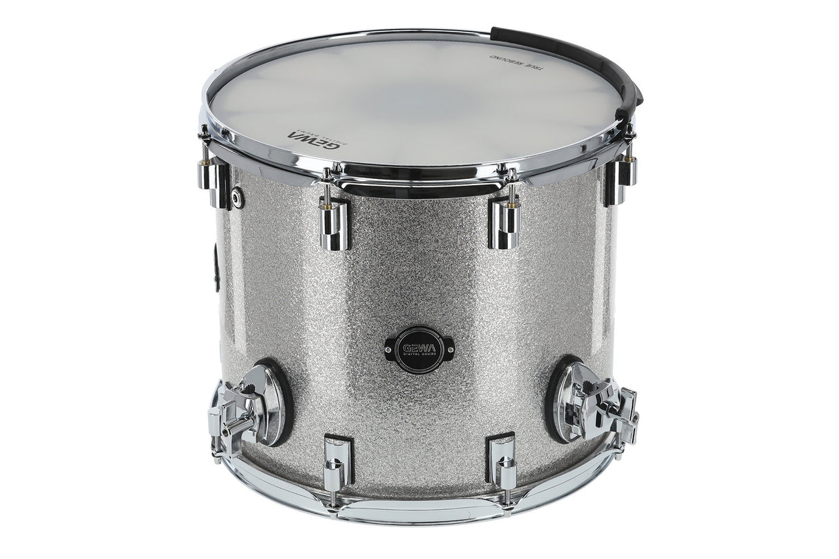 GEWA E-Drum Shell Floor Tom - Silver Sparkle 14" (Silver Sparkle)
