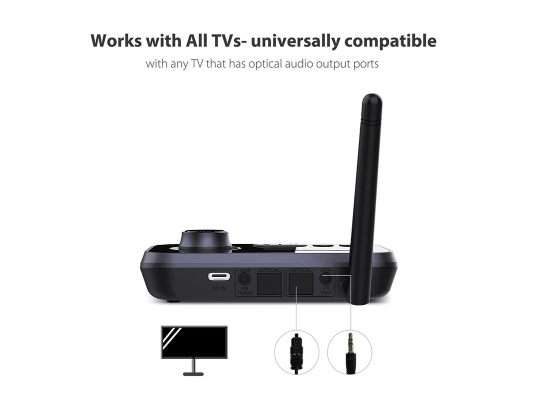 OMNITRONIC BDT-5.0 Bluetooth 5.0 lähetin-vastaanotin