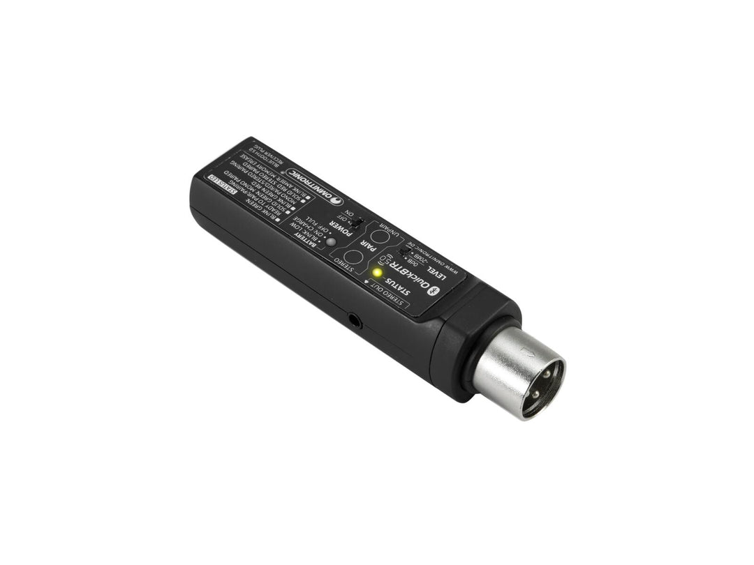OMNITRONIC QuickBTR-5.0 XLR Aptx Bluetooth 5.0 -vastaanotin