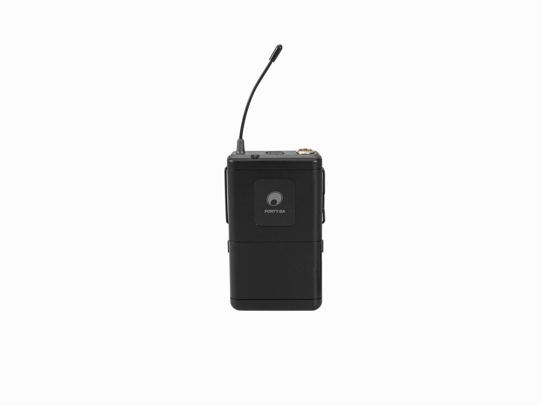 OMNITRONIC PORTY-8A Bodypack + Headset-mikrofoni 863.1MHz