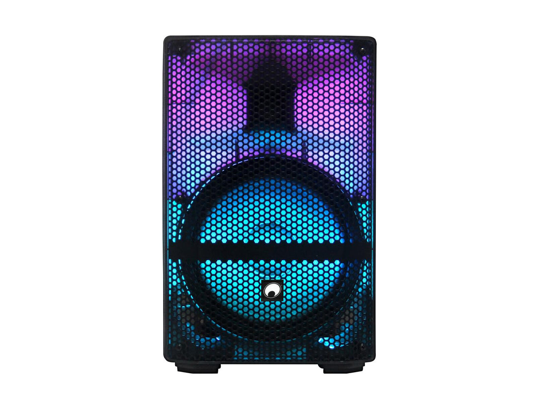OMNITRONIC MSE-8+ Akku Party Kaiutin LED-efekteillä