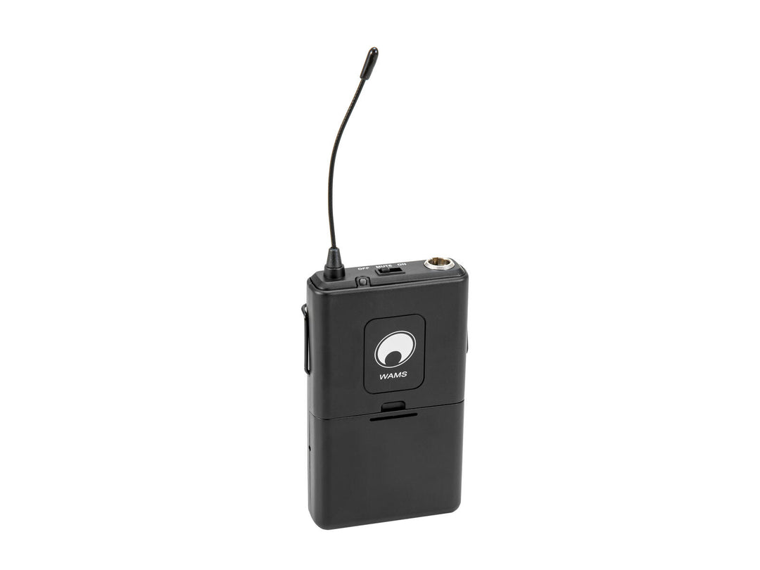 OMNITRONIC WAMS-12 bodypack, sisältää headsetin, 863 MHz
