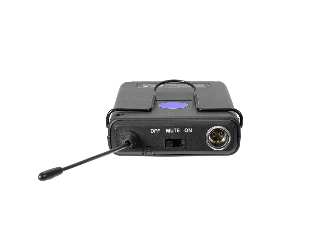 OMNITRONIC WAMS-12 Bodypack sisältäen Headsetin 865 MHz