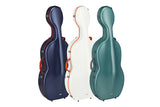 GEWA Pure Polycarbonate FUN cellokasse 4/4, blå/sort