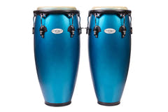 Toca Conga Synergy Wood Conga Set - matta ocean blue (2300OB)