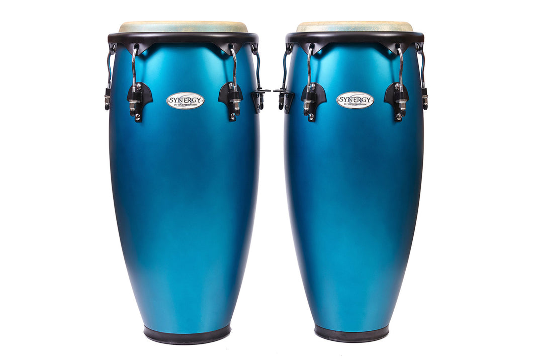 Toca Conga Synergy Wood Conga Set - matta ocean blue (2300OB)