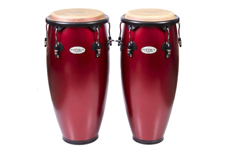 Toca Conga Synergy Wood Conga Set - mattapintainen racing red (2300RRD)