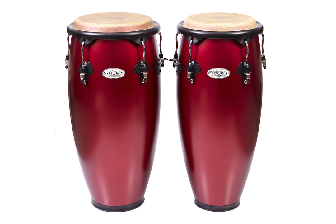 Toca Conga Synergy Wood Conga Set - mattapintainen racing red (2300RRD)