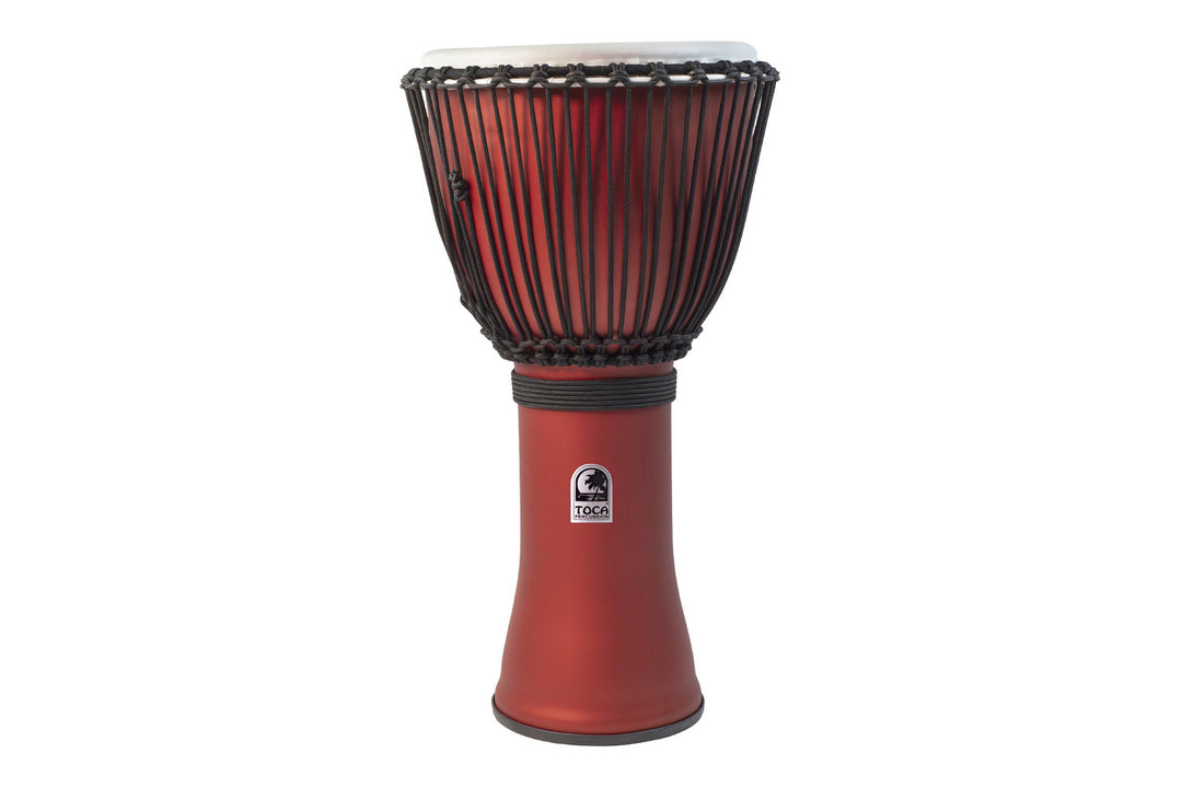 Toca Djembe Freestyle Rope Tuned - mattapintainen racing red (SFDJ-10RR)
