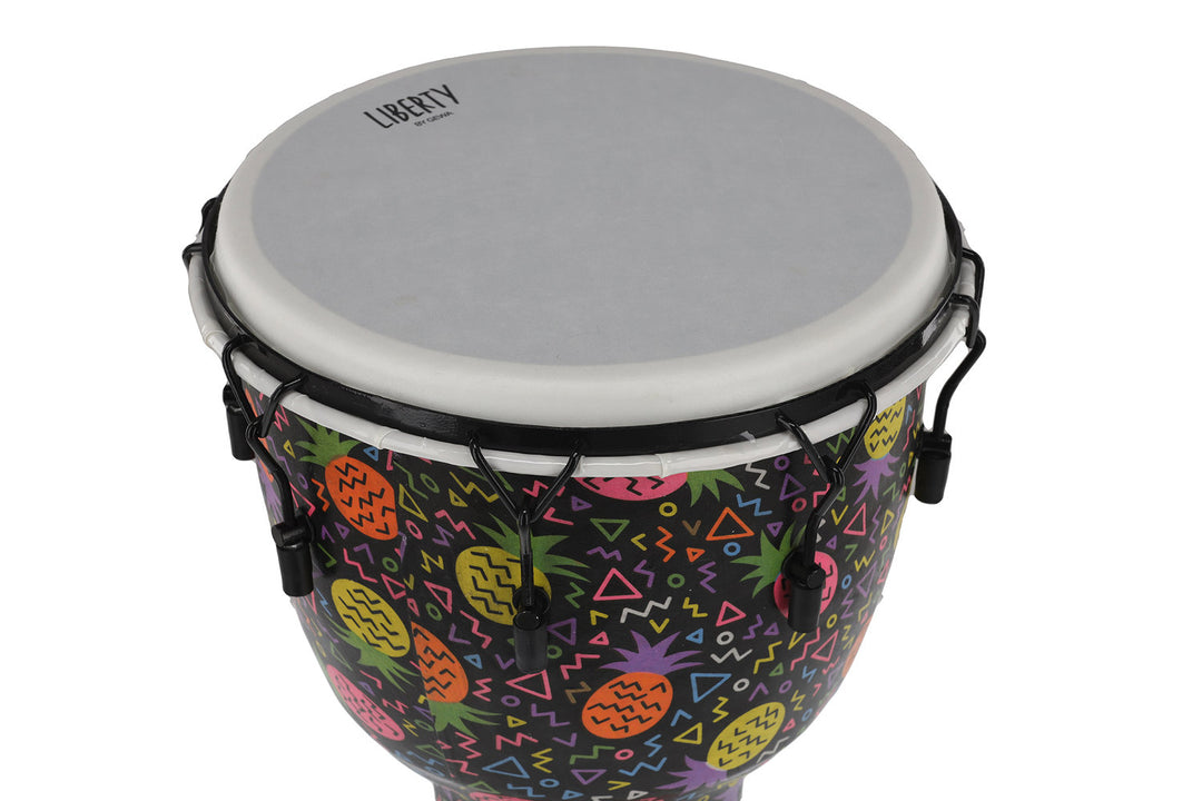 GEWA Djembe Liberty Series, mekaanisesti viritettävä – 14" Pineapple