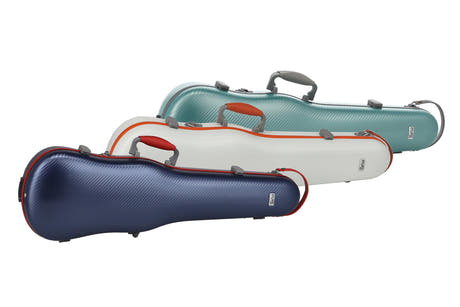 PURE GEWA Muotomuotoillut viulut cases Polycarbonate FUN - 4/4 - 1/2 (Blue / Black)